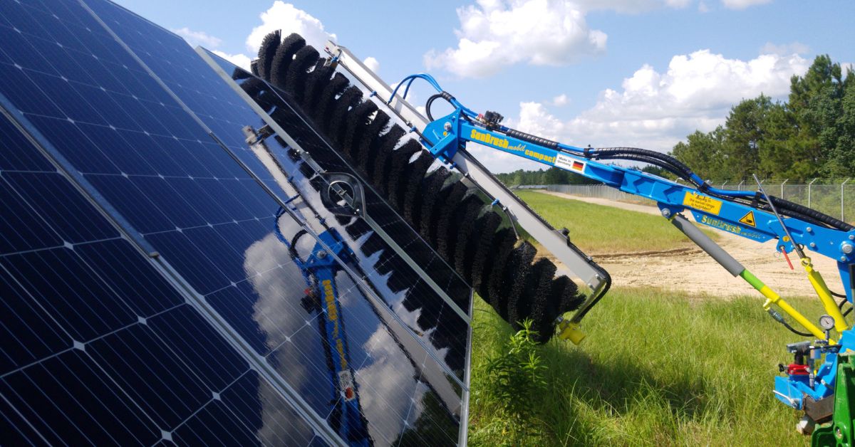 Experience precision commercial solar cleaning with Rite Wat Energy